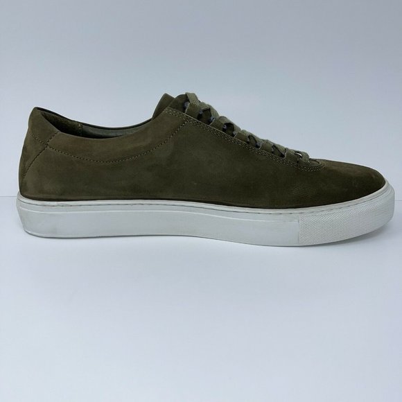 K-Swiss Mens Sneaker Shoes Green Lace Up Low Top Leather 13 EUR 47 New - Picture 5 of 12